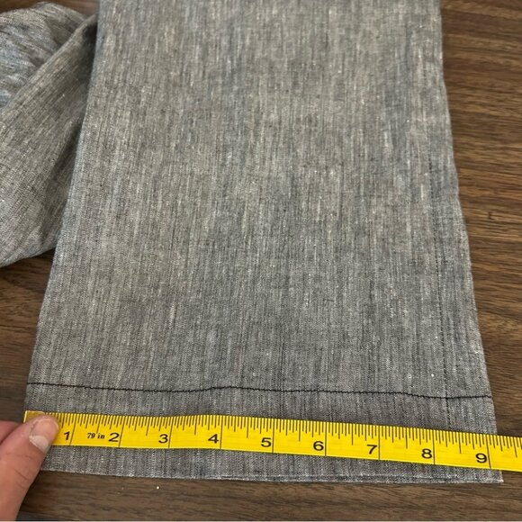 ❤️ Steilmann Black and White Linen Blend Trousers 14 - Picture 8 of 9